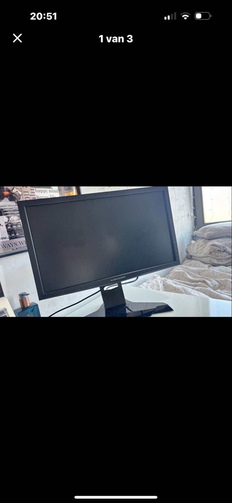 Alienware Monitor met HDMI kabel, Computers en Software, Ophalen, Gebruikt, HDMI