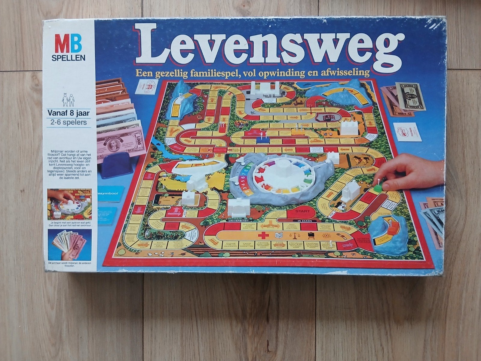 levensweg, Drie of vier spelers, Ophalen of Verzenden, Gebruikt, MB
