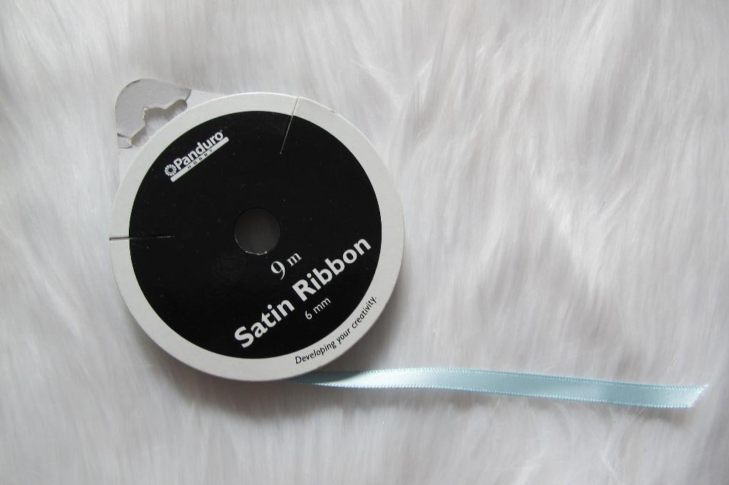 Panduro Satin Ribbon light blue 6mm, Ophalen of Verzenden, Nieuw
