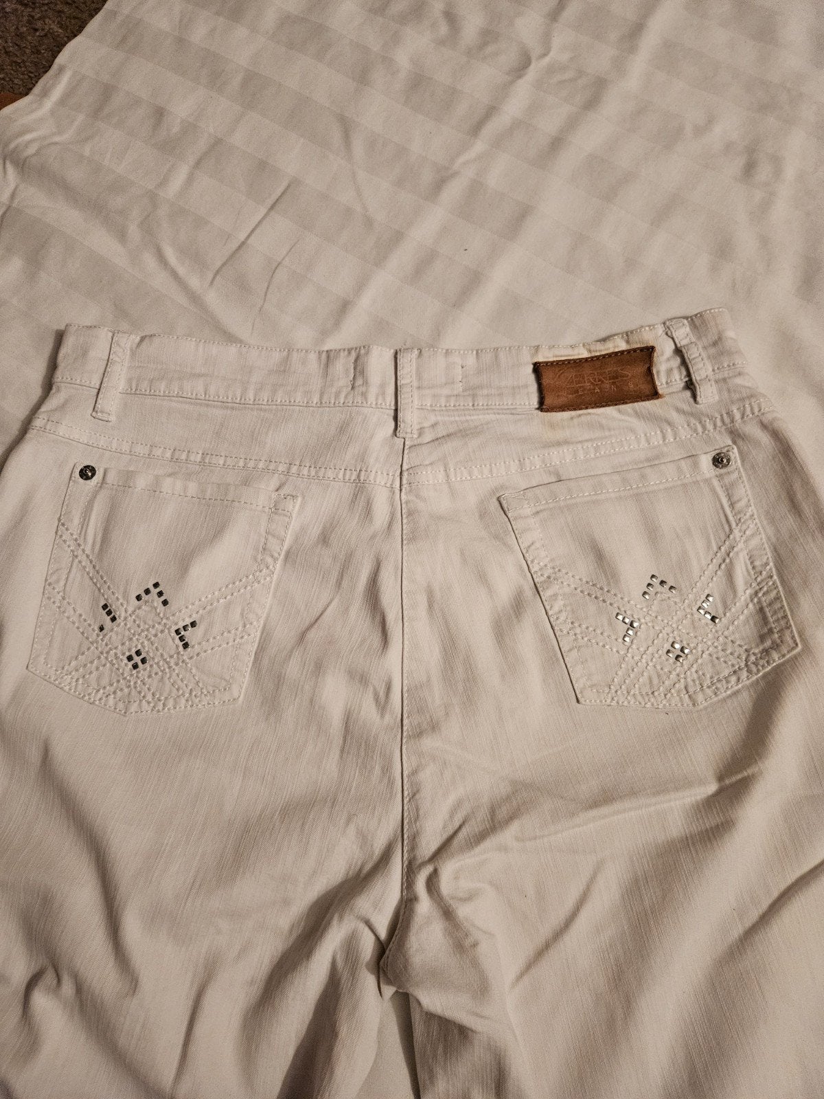 witte broek zerres, Maat 38/40 (M), Wit, Ophalen of Verzenden, Zo goed als nieuw
