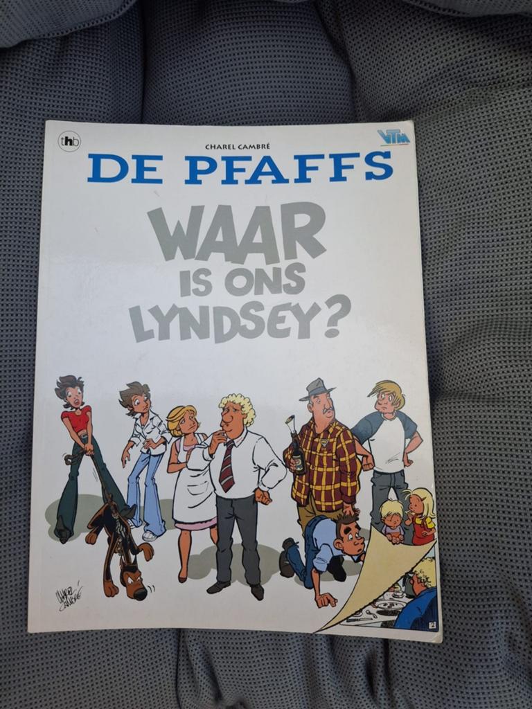 Stripboek de pfaffs, waar is ons Lyndsey?, Eén stripboek, Ophalen, Gelezen, Charel cambre