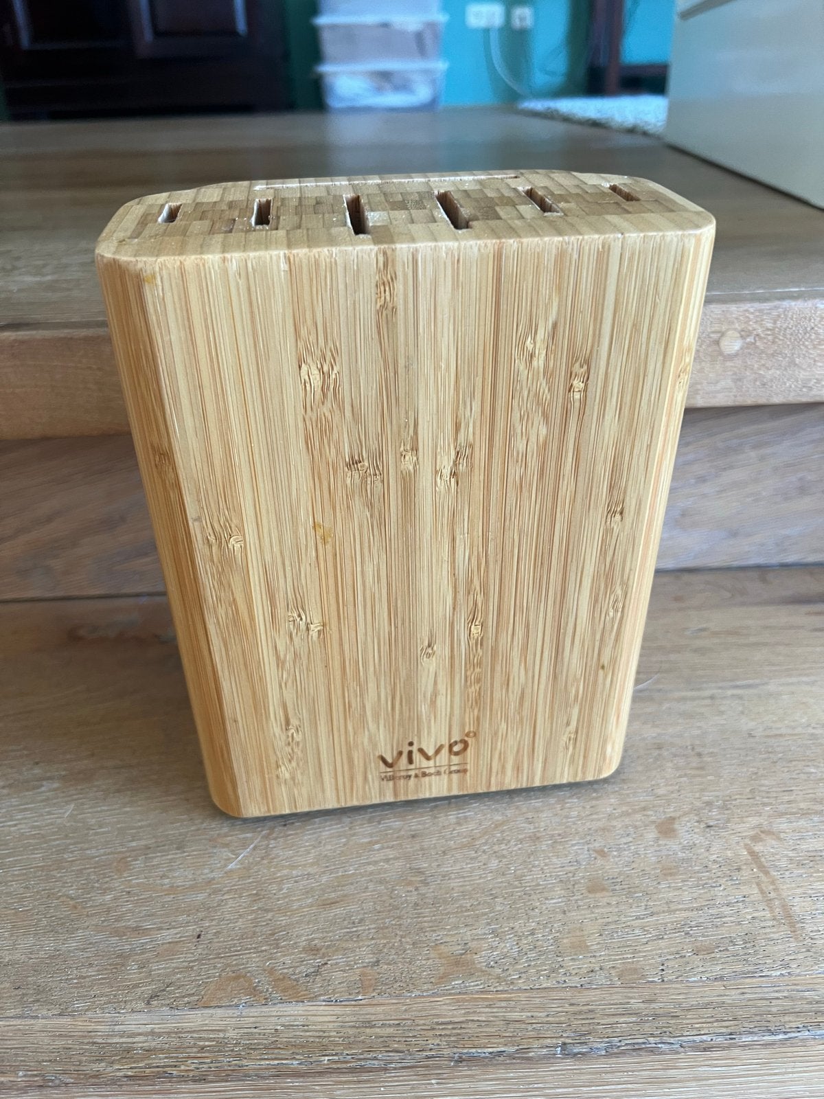 Vivo messenblok van bamboe villeroy &Boch, Hout, Ophalen of Verzenden, Overige typen, Gebruikt