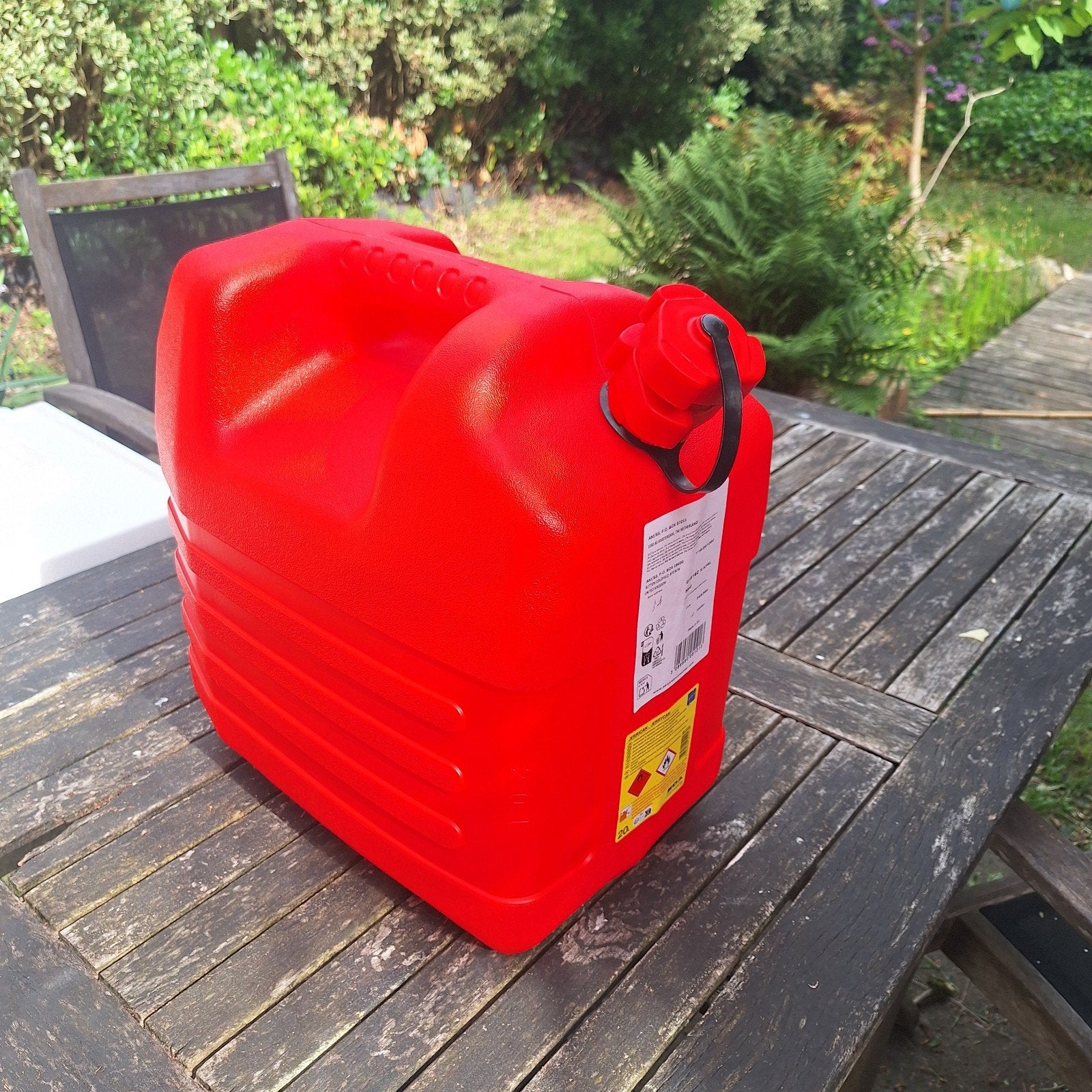 4x Ongebruikte Jerrycan 20 Liter - Brandstofkan Rood, Ophalen of Verzenden