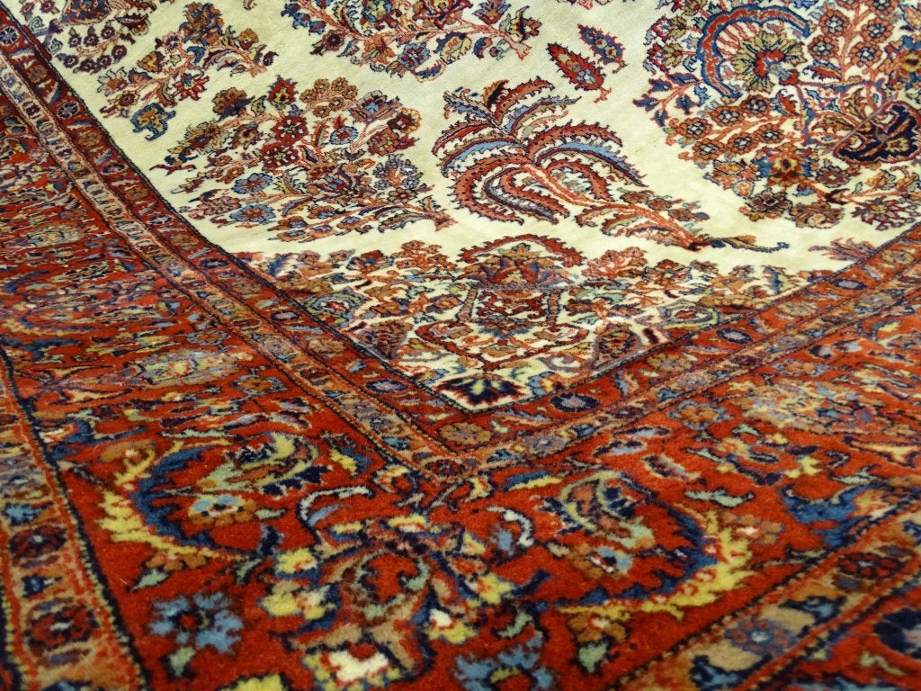Perzisch tapijt - Sarouk - 340 x 251 cm - Handgeknoopt, Gebruikt, Antiek - Klassiek - Modern - Eclectisch, -, Verzenden