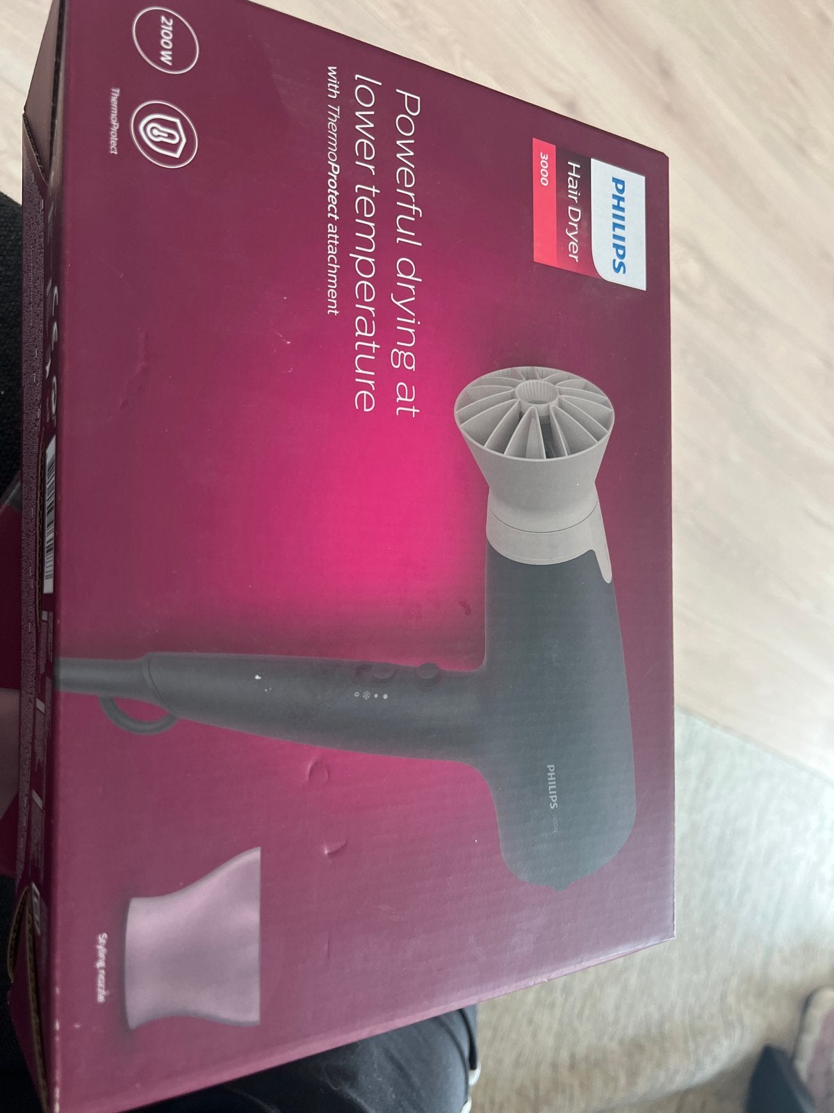 Philips Haardroger 3000 Series - Krachtig en Beschermend, Ophalen of Verzenden, Nieuw, Haarverzorging