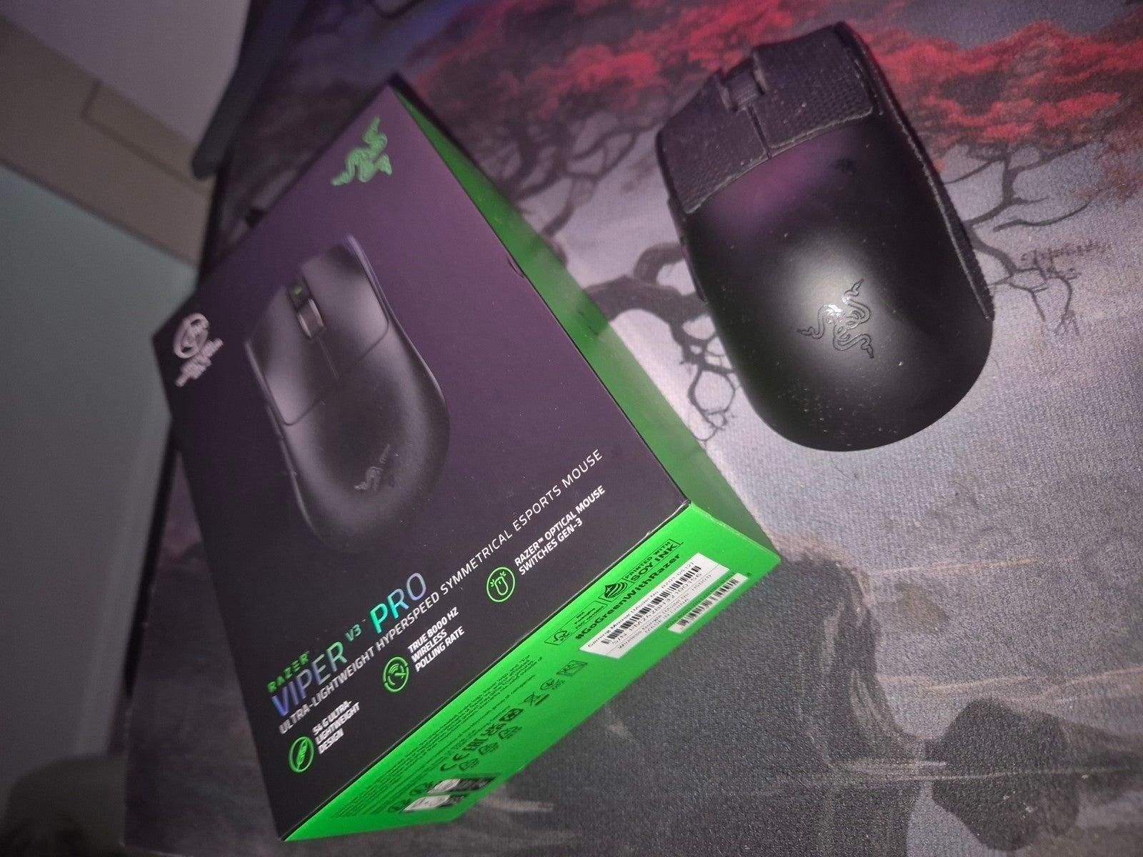 Razer Viper V3 Pro Hyperspeed Gaming Muis, Computers en Software, Muizen, Rechtshandig, Muis, Gaming muis, Ophalen of Verzenden