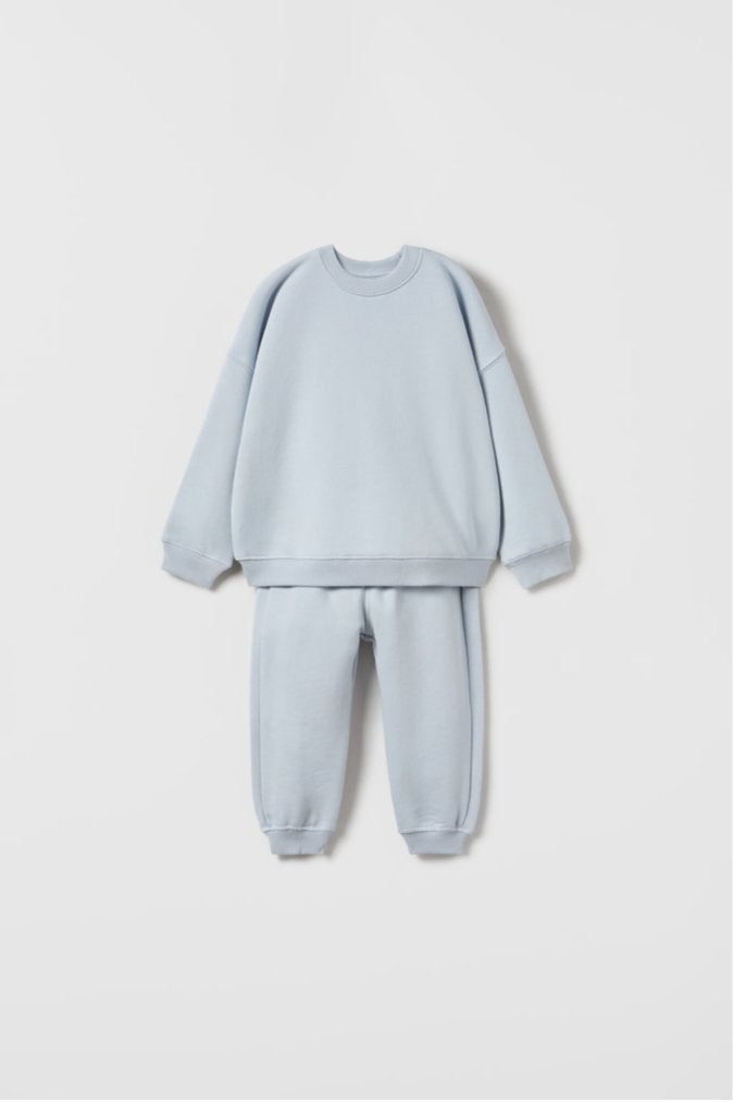 Kind Zara joggingspak jogging set pak blauw sweater 104, Gebruikt, Ophalen of Verzenden, Jongen, Zara