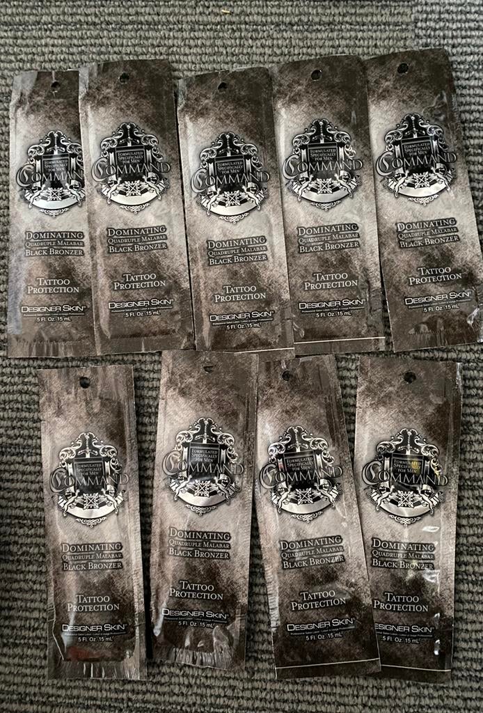 9x nieuwe zonnebank creme 15ml command tattoo protection, Sieraden, Tassen en Uiterlijk, Ophalen of Verzenden, Nieuw, Zonnebrand of After Sun
