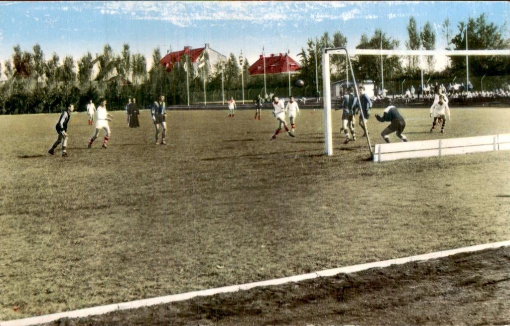 Bleijerheide - Jongenspensionaat - Voetbalwedstrijd, Ophalen of Verzenden, 1940 tot 1960, Ongelopen, Limburg