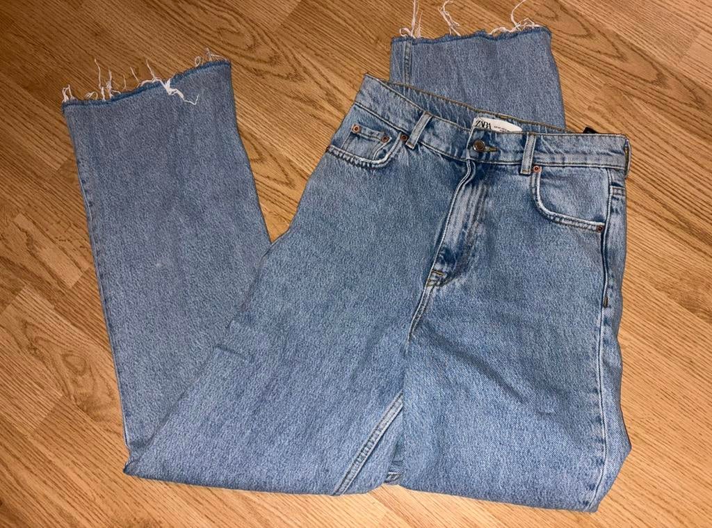 denim jeans ZARA, Blauw, Zara, Ophalen of Verzenden, Zo goed als nieuw