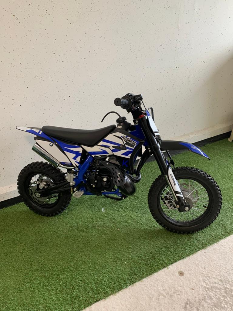 Crossmotor 50cc 2takt blauw NIEUW, Overige merken, Tweetakt, Nieuw, Ophalen of Verzenden