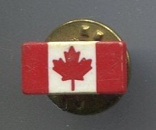 Canada maple leaf vlag PIN ( BLAD0_079), Ophalen of Verzenden, Zo goed als nieuw, Stad of Land, Speldje of Pin