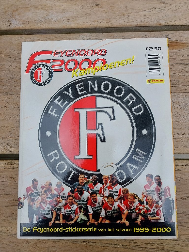 Panini Feyenoord 2000 Kampioenen compleet, Verzenden, Zo goed als nieuw, Feyenoord, Poster, Plaatje of Sticker