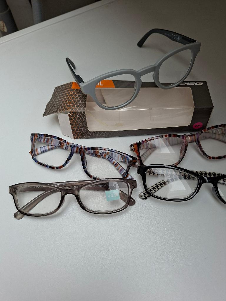Leesbrillen, 6 stuks., Sieraden, Tassen en Uiterlijk, Zonnebrillen en Brillen | Dames, Overige merken, Overige kleuren, Nieuw