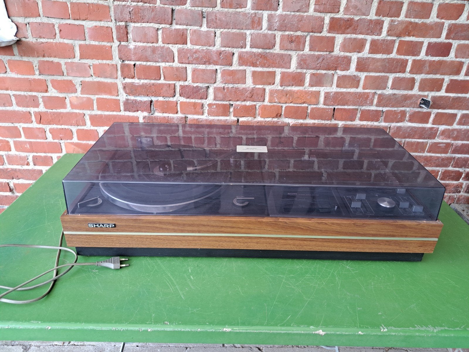 platenspeler music center sharp Platenspeler, Ophalen of Verzenden