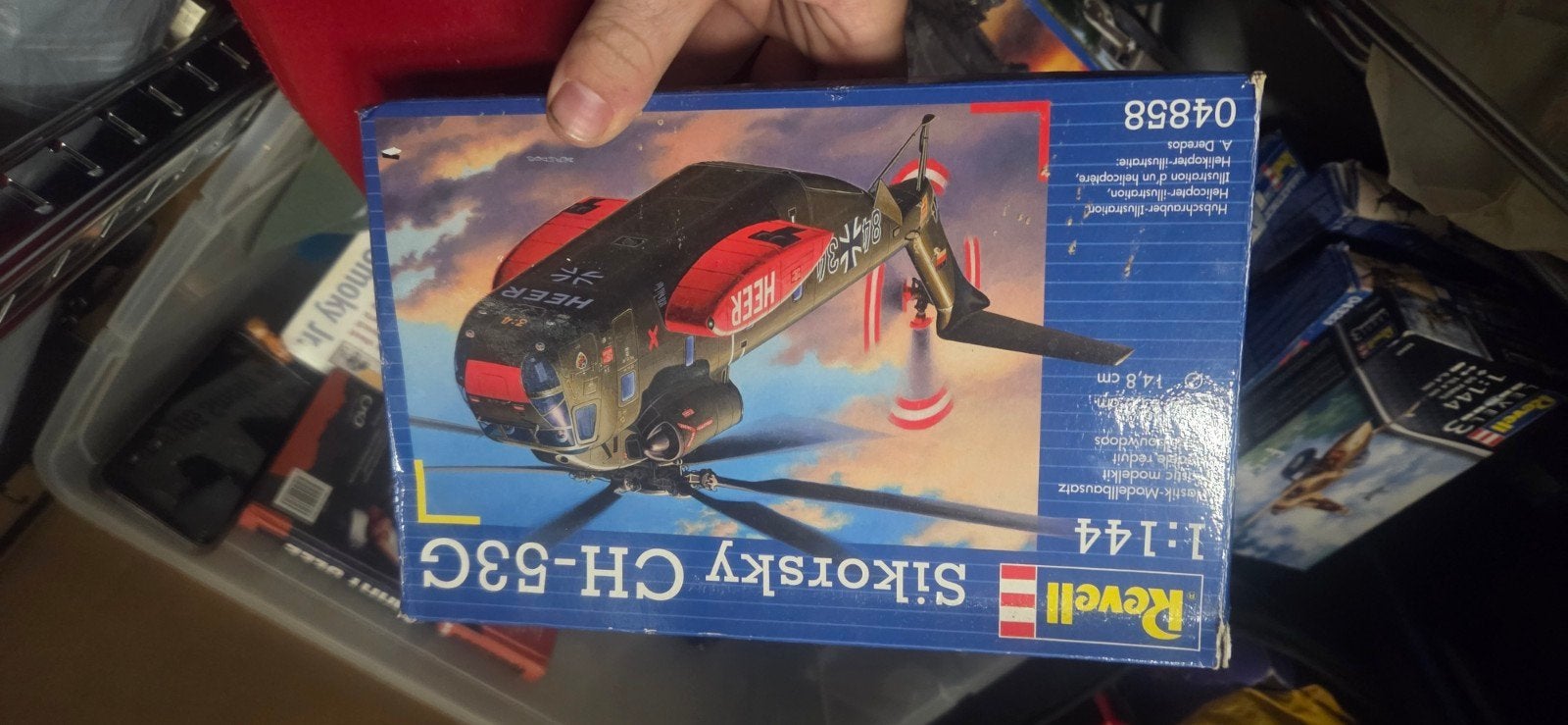 Revell Sikorsky CH-53G Helikopter Modelbouwdoos 1:144, Hobby en Vrije tijd, 1:144 tot 1:200, Nieuw, Ophalen of Verzenden, Revell