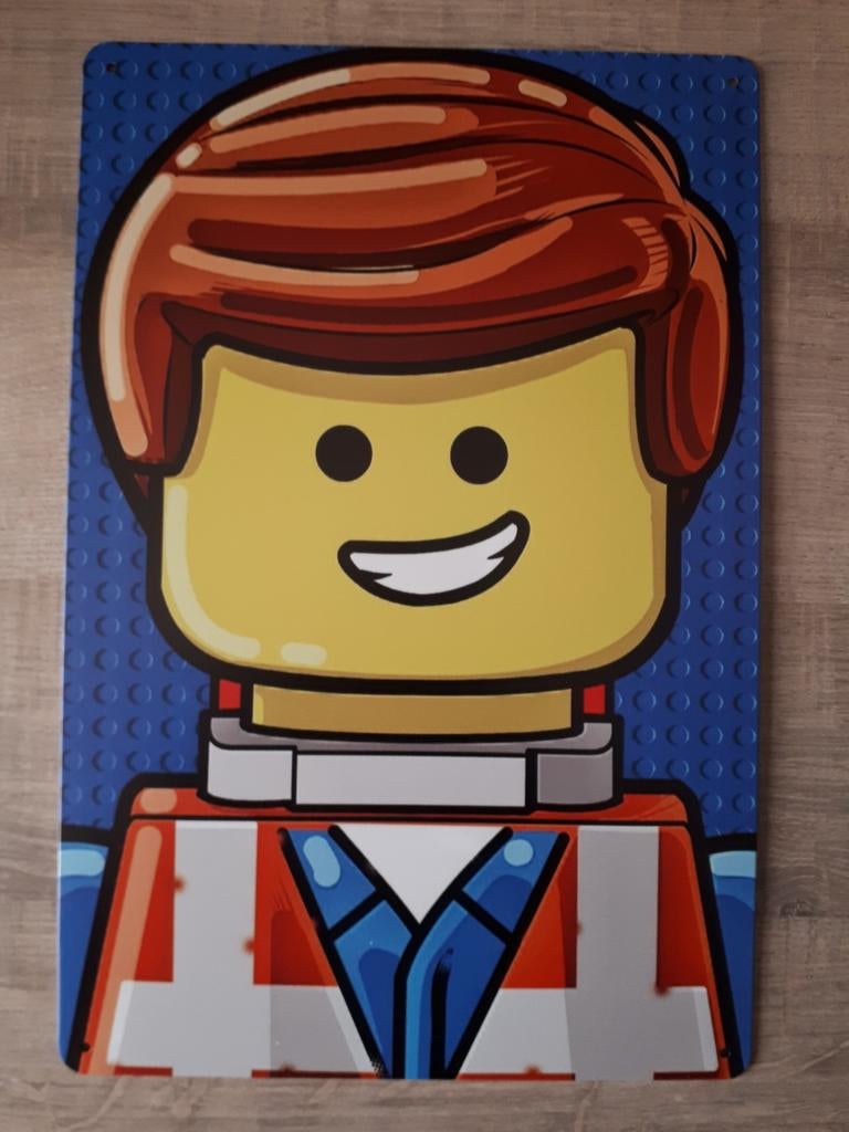 Lego Poppetje 20x30 cm Metalen Reclamebord, Verzamelen, Merken en Reclamevoorwerpen, Ophalen of Verzenden, Nieuw, Reclamebord