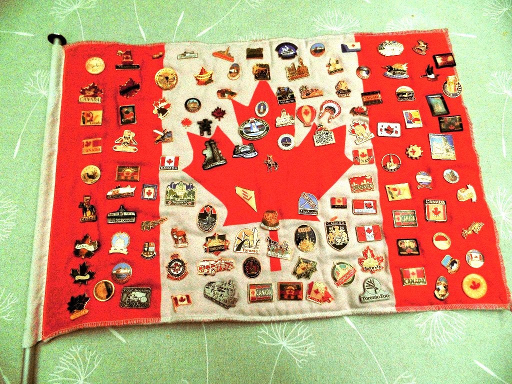 speldjes/pins Canada, Verzamelen, Speldjes, Pins en Buttons, Ophalen of Verzenden, Gebruikt, Overige onderwerpen, Speldje of Pin