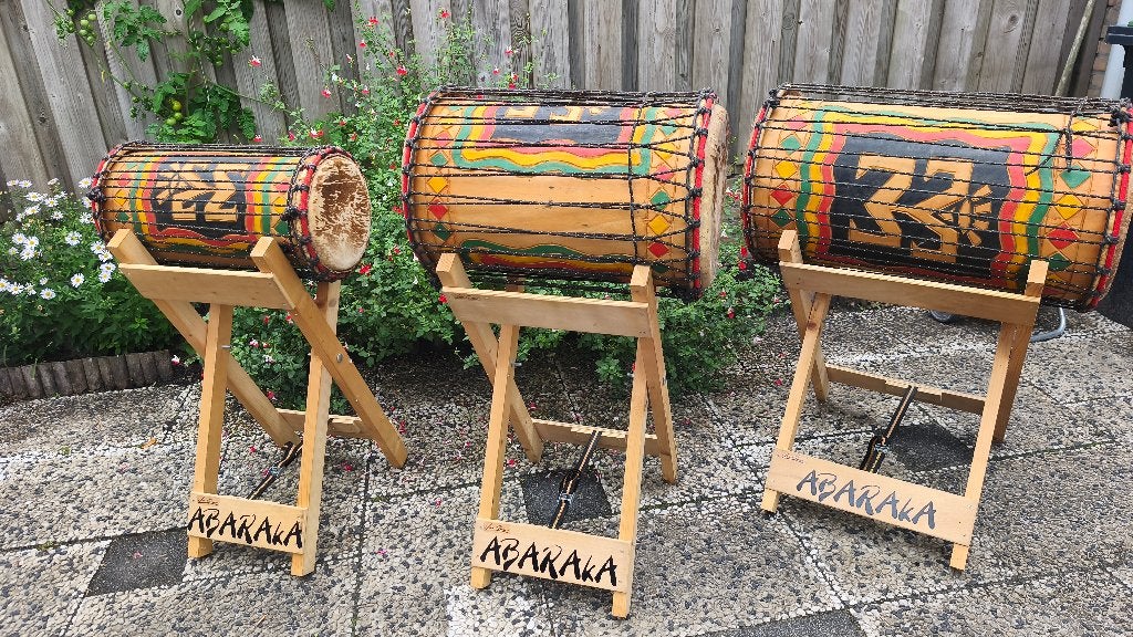 Doun doun set inclusief standaards, Ophalen, Gebruikt, Trommel