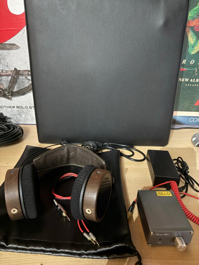OLLO S4X Hoofdtelefoon met versterker en accessoires, Ophalen of Verzenden, Zo goed als nieuw, Over oor (circumaural), Overige merken