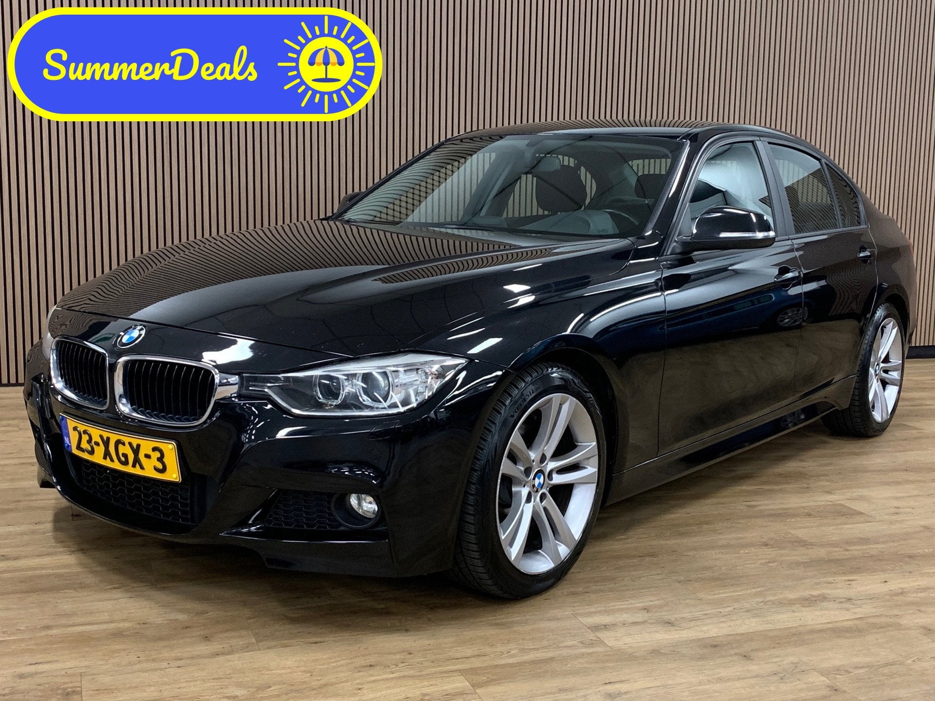 BMW 3-serie 320i High Executive|Automaat|Climate Control|Nav, Auto's, Automaat, Euro 5, Gebruikt, Zwart