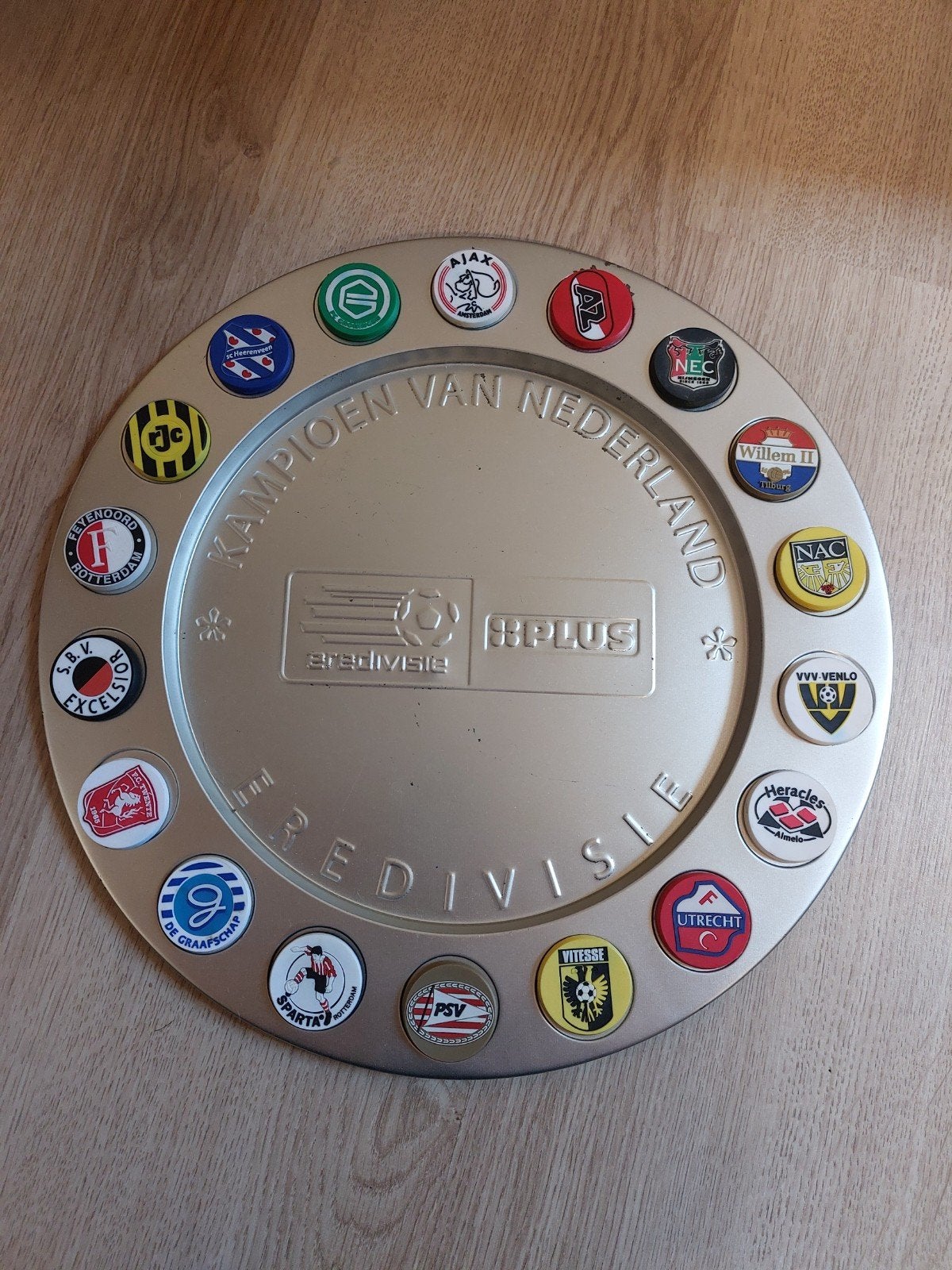 Eredivisie kampioen voetbal schaal met magneten, Lidl, Ophalen of Verzenden