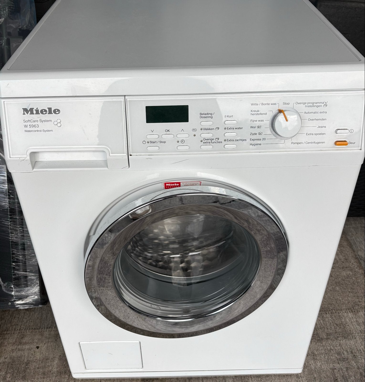 Miele W 5963 SoftCare System Wasmachine, Ophalen, 1200 tot 1600 toeren, Gebruikt, 8 tot 10 kg