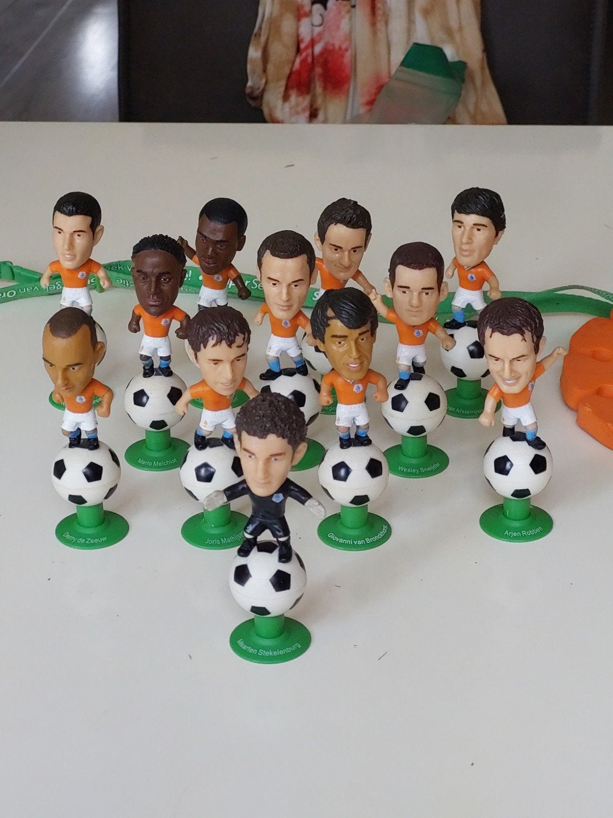 EK 2008 Super de Boer voetbalpoppetjes, Ophalen of Verzenden, Gebruikt, Overige binnenlandse clubs, Beeldje of Poppetje