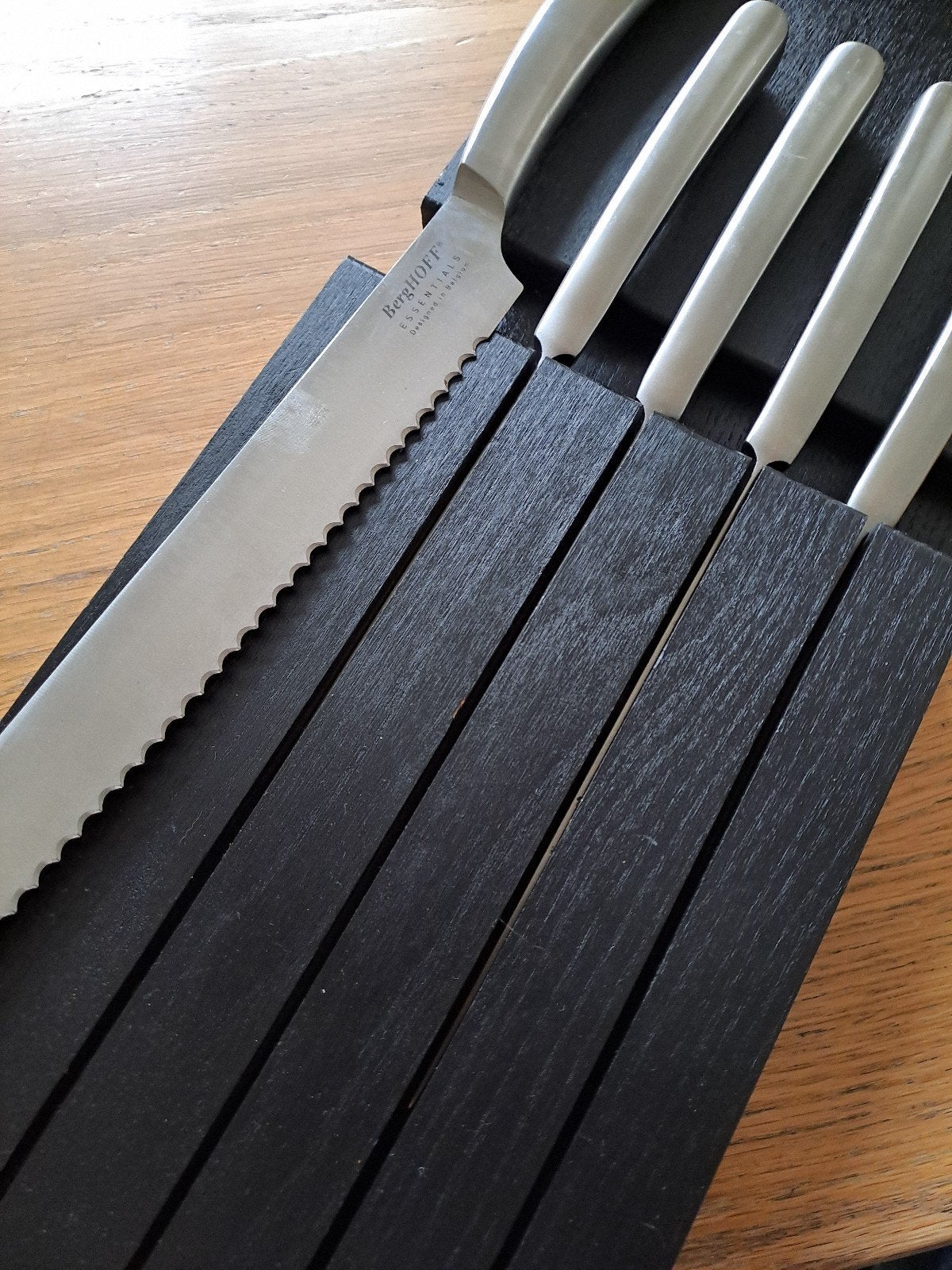 Berghoff Essentials Messenset met Magnetisch Blok, Berghoff, Los bestek, Onbekend, Ophalen of Verzenden