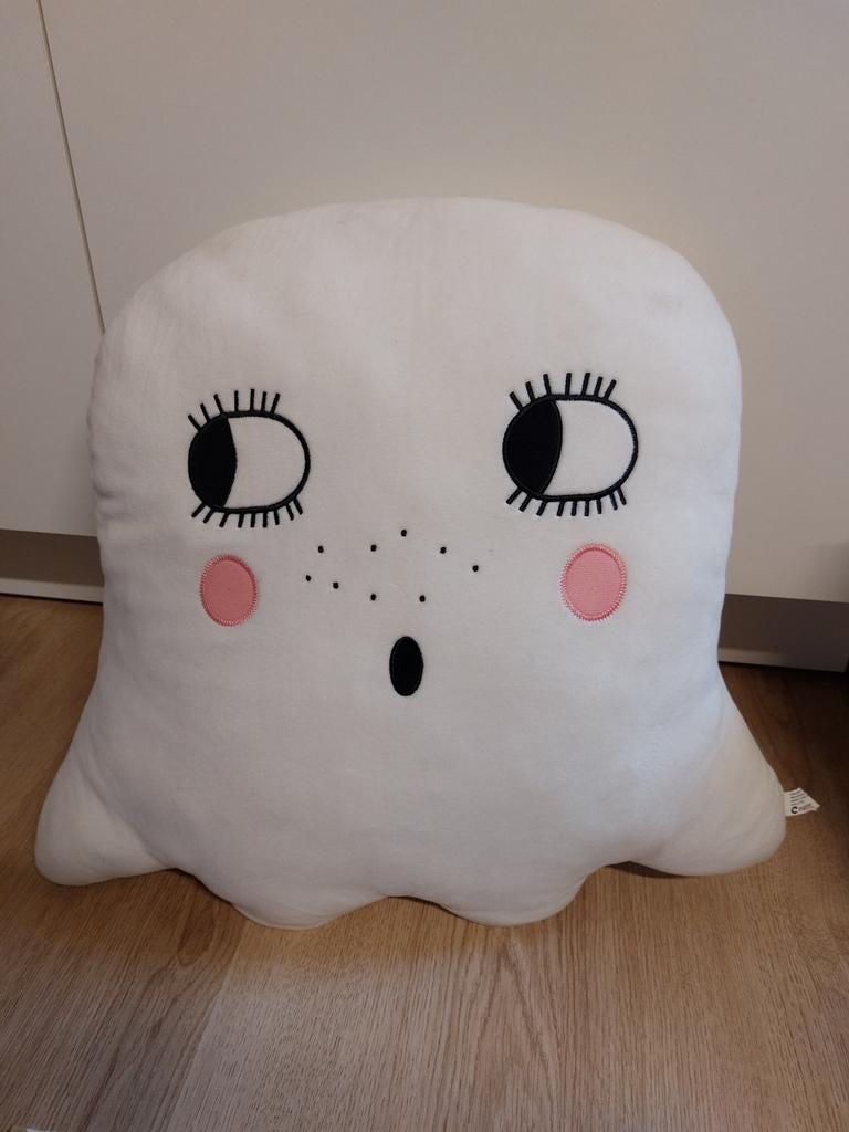 Spook kussen knuffel 42 cm, Ophalen of Verzenden