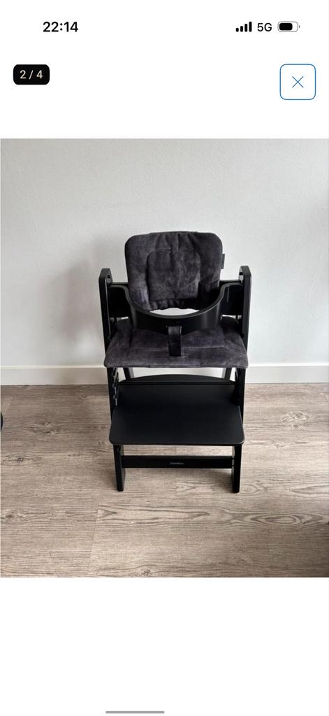 Kidsmill kinderstoel met baby set en kussen, Kinderen en Baby's, Kinderstoelen, Ophalen, Zo goed als nieuw, Meegroeistoel, Aanschuifbaar