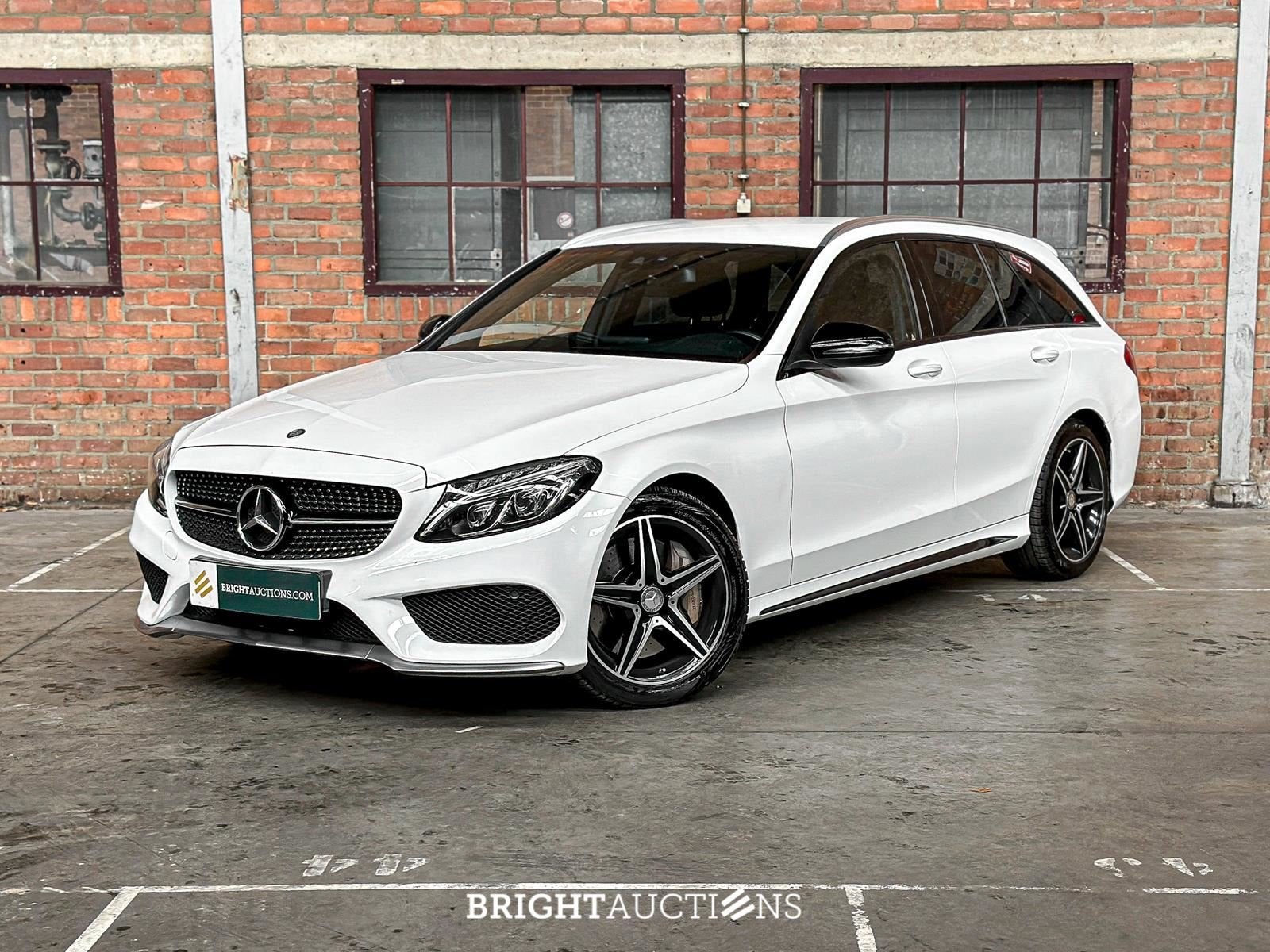 Mercedes-Benz C-Klasse Estate C450 AMG 4MATIC (bj 2016), Auto's, Automaat, Gebruikt, Wit, C-Klasse