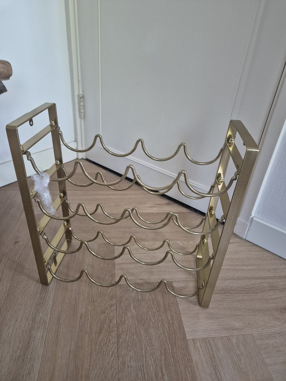 Wijnrek, Huis en Inrichting, Woonaccessoires | Wijnrekken, Ophalen, Zo goed als nieuw, Metaal