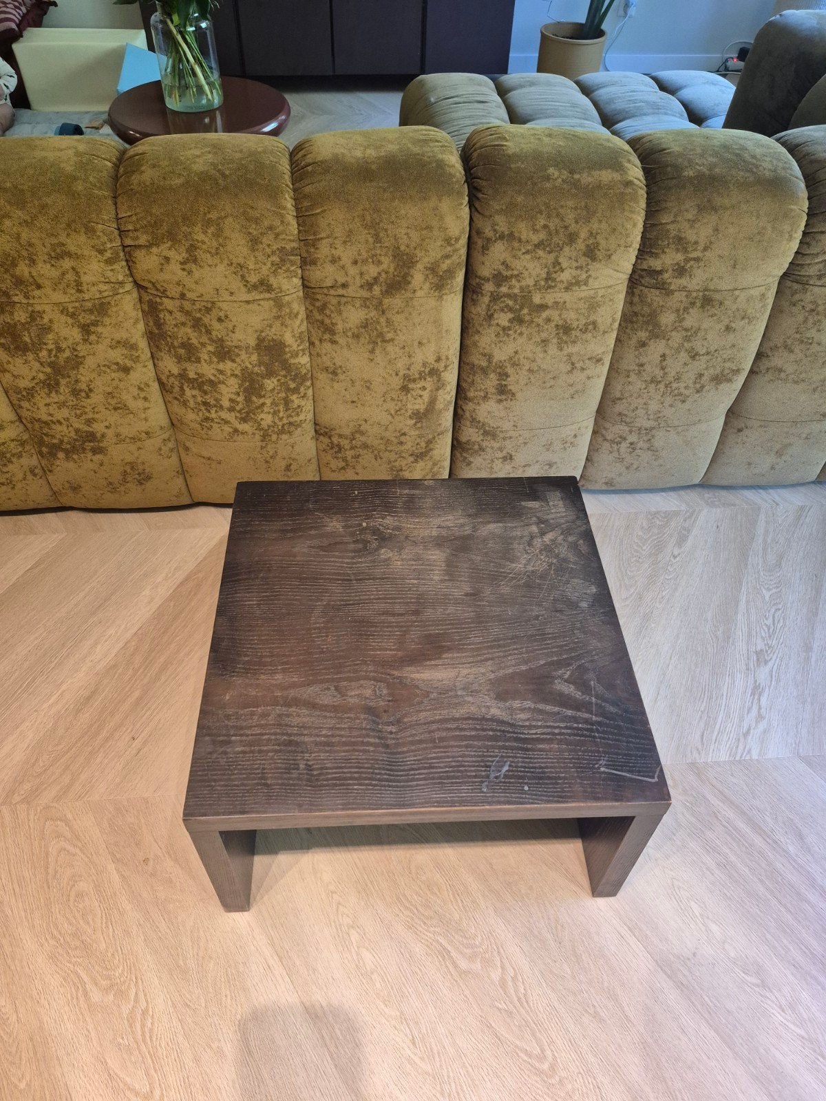 GRATIS salon tafeltje, Huis en Inrichting, Tafels | Salontafels, Ophalen, Gebruikt, 50 tot 100 cm, Rond