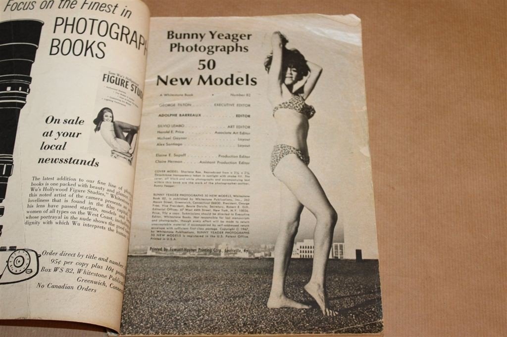Bunny Yeager 50 New Models 1967 — Pin-Up Fotografie, Boeken, Ophalen of Verzenden, Gelezen, Fotografen