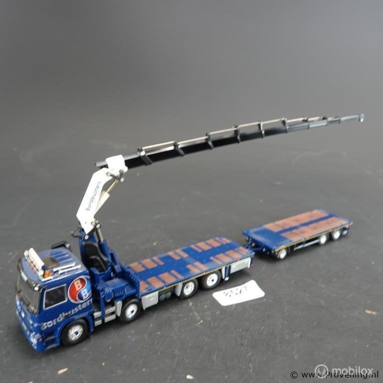 Online Veiling: Tekno Mercedes-Benz Actros MP3 met een vl..., Hobby en Vrije tijd, Gebruikt