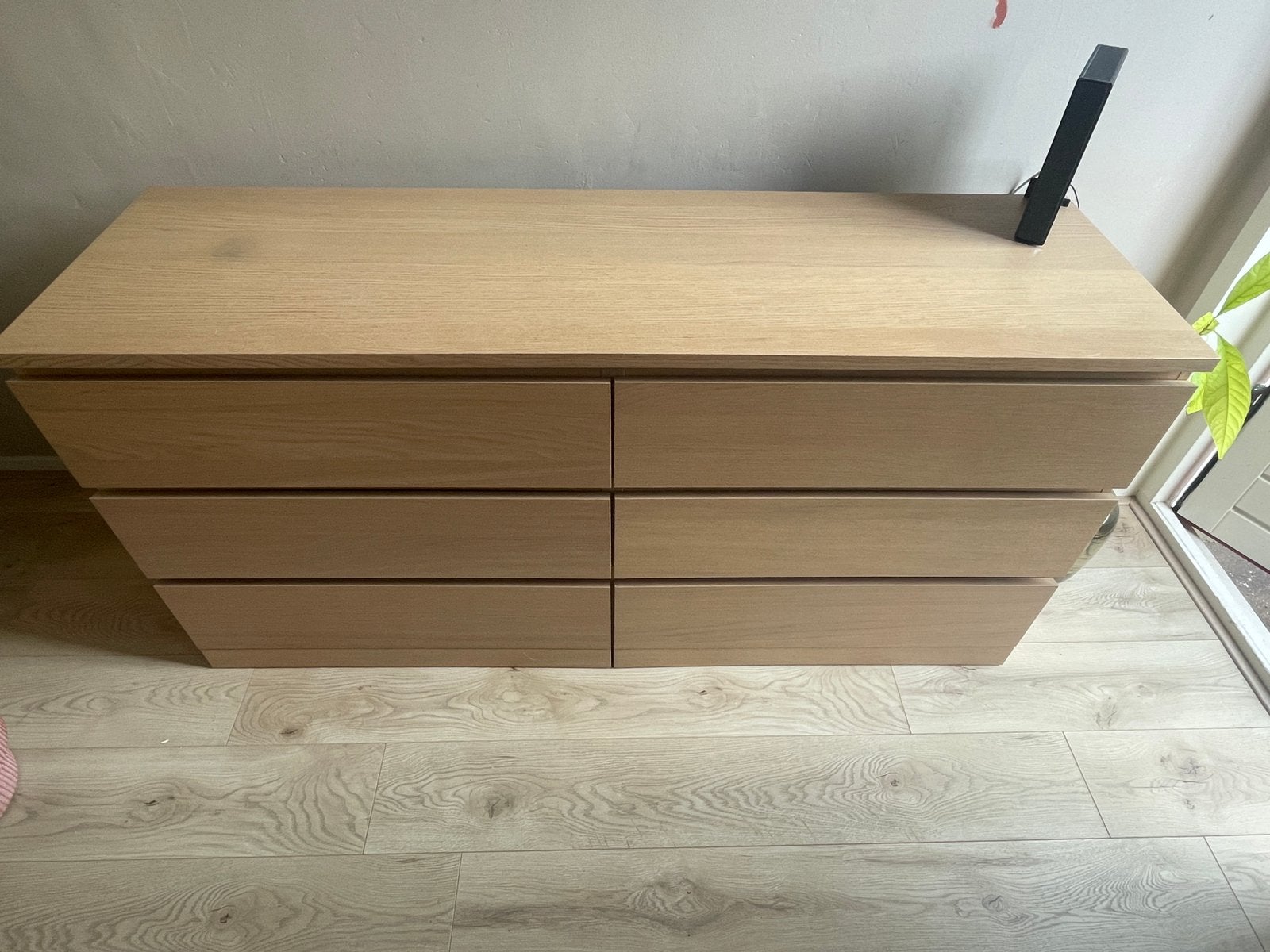 IKEA Malm Eiken Ladekast (6 Laden), Huis en Inrichting, Kasten | Ladekasten, Ophalen, 5 laden of meer, 150 tot 200 cm, Scandinavisch