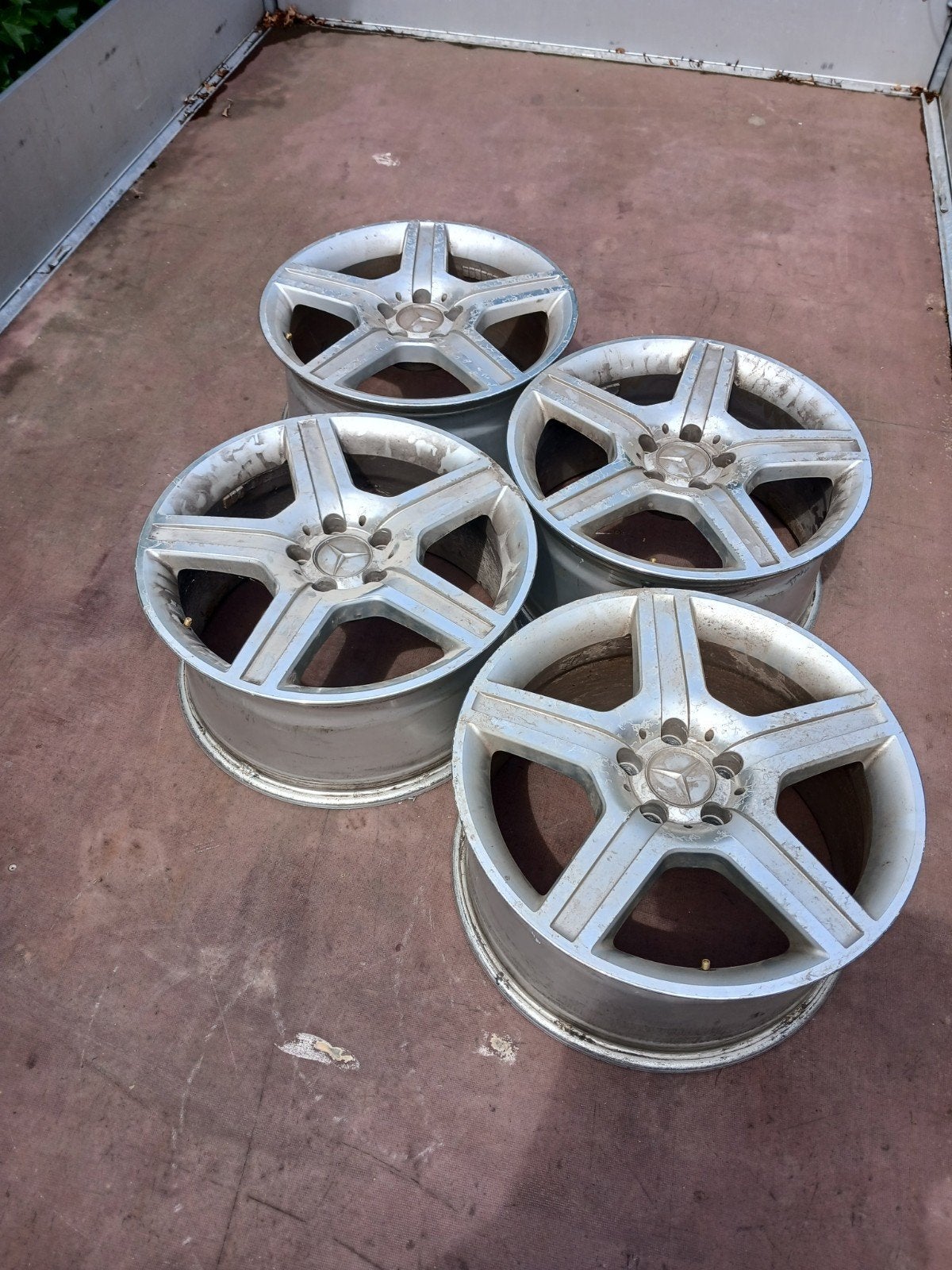Mercedes ML W163 18 inch velgen, Ophalen, Gebruikt