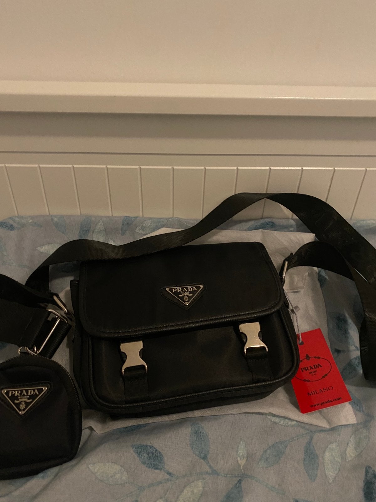 Prada schoudertas nieuw!, Ophalen, Nieuw, Zwart, Leer