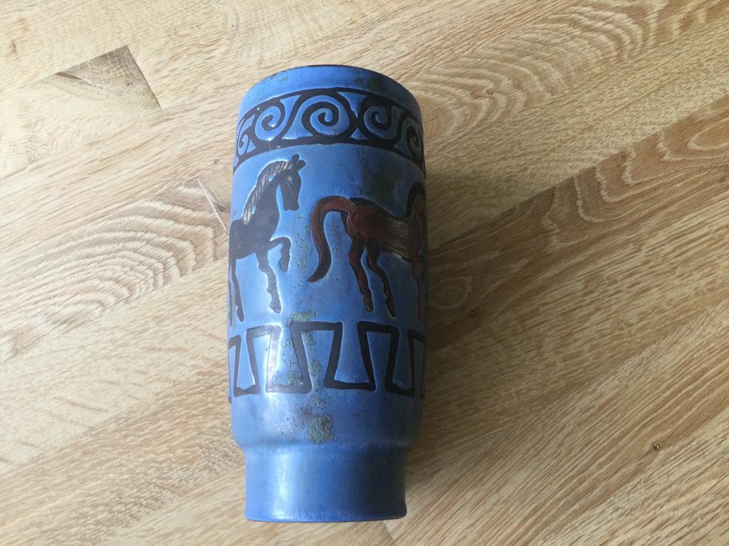 Vaas Pergamon Hans Welling west Germany., Ophalen of Verzenden