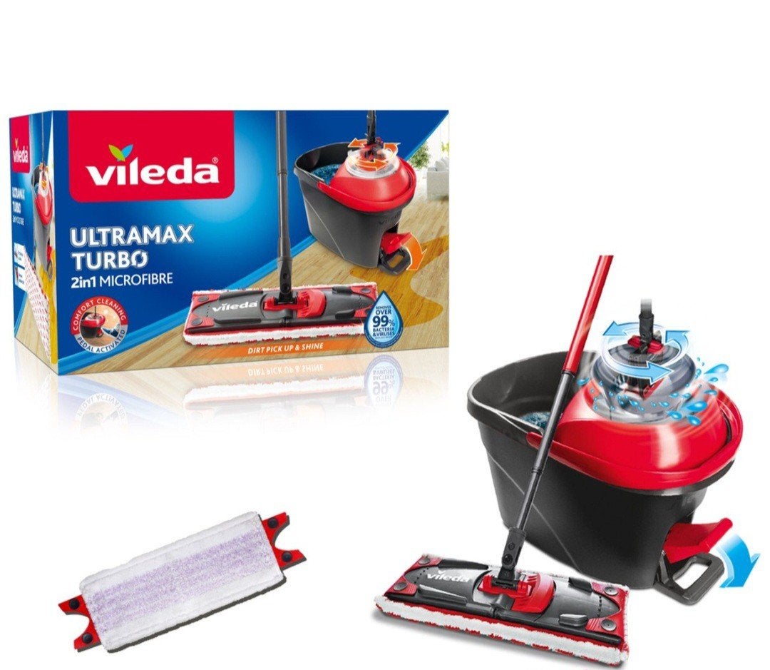 Vileda dweil emmer., Ophalen, Dweilemmer, -bak, of -wagen
