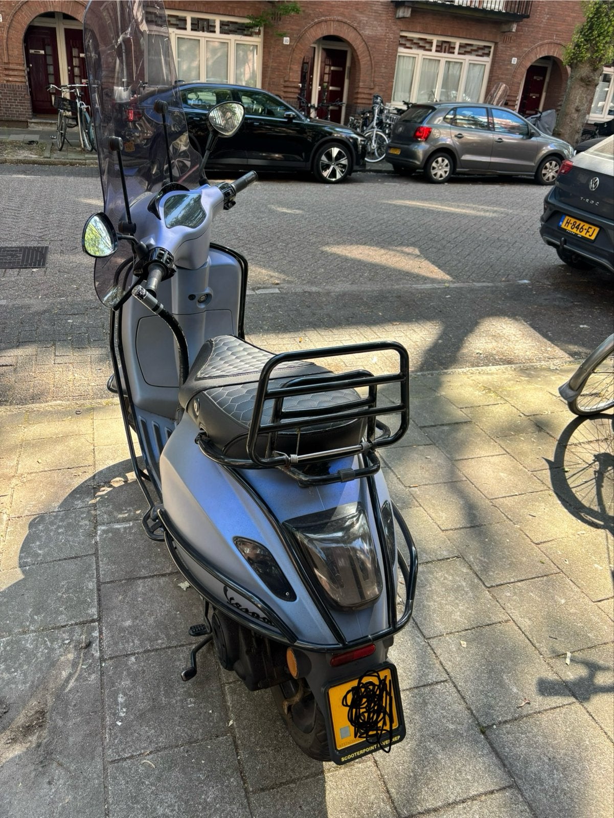 Vespa Sprint 2015 Custom Lila Violetta - 12.500KM, Fietsen en Brommers, Brommers | Vespa, Ophalen, Gebruikt, Overige modellen