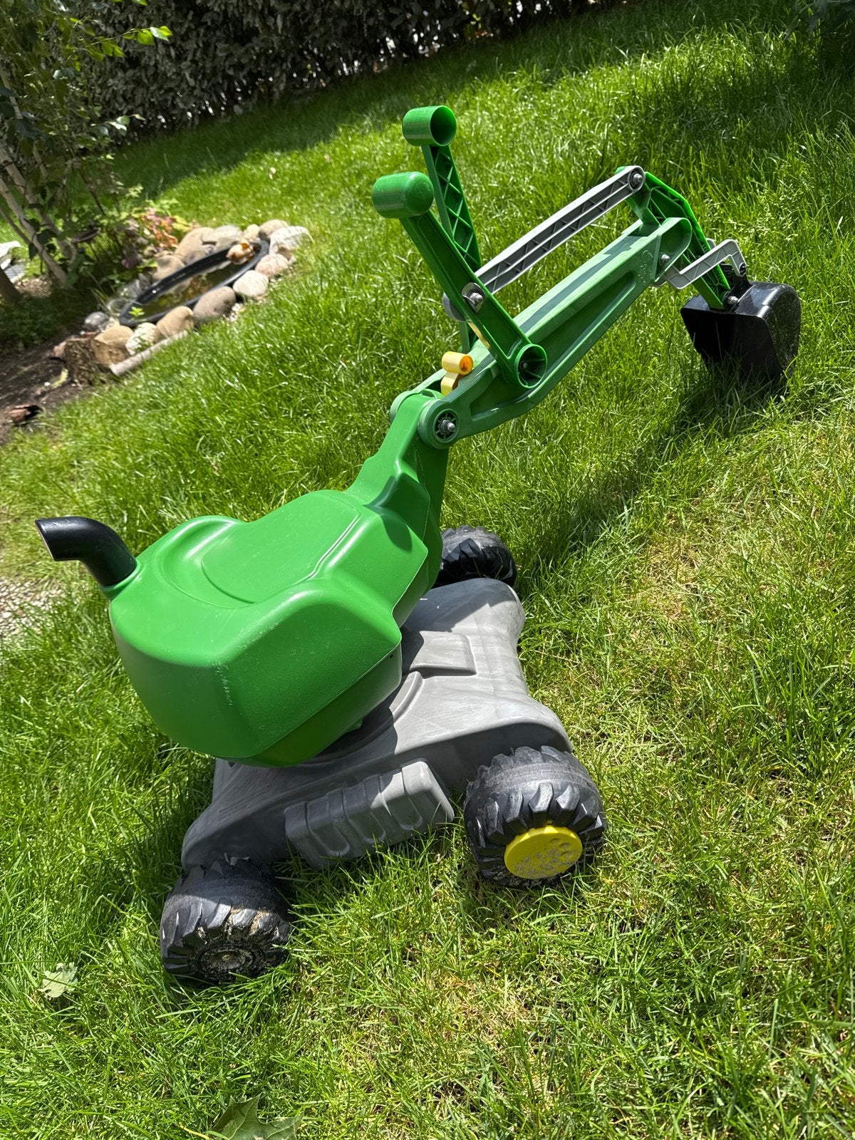 Grote Speelgoed Graafmachine voor Kinderen - Groen, Ophalen, Gebruikt, Jongen of Meisje