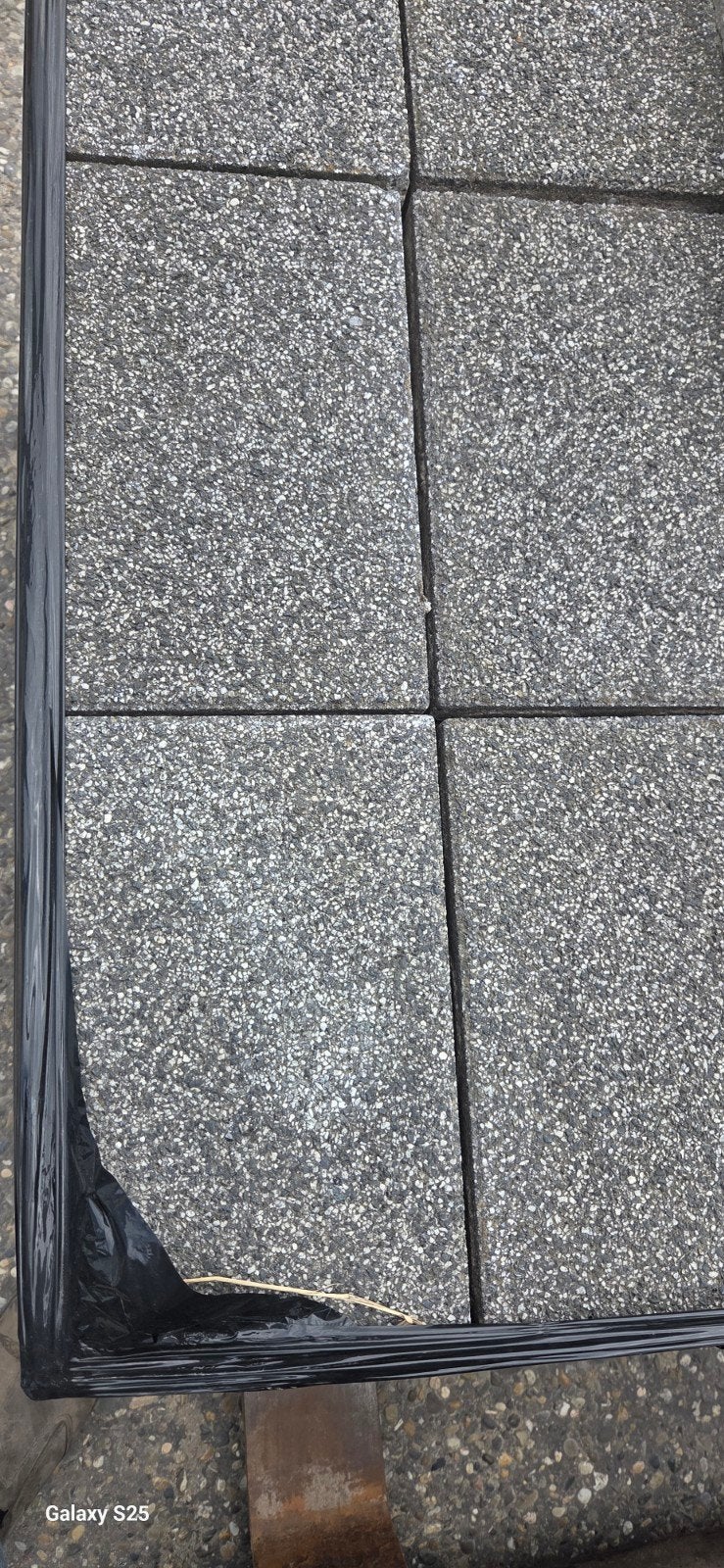 53 m2 20x30x6 cm wit/grijs gen., Ophalen, Beton, Klinkers