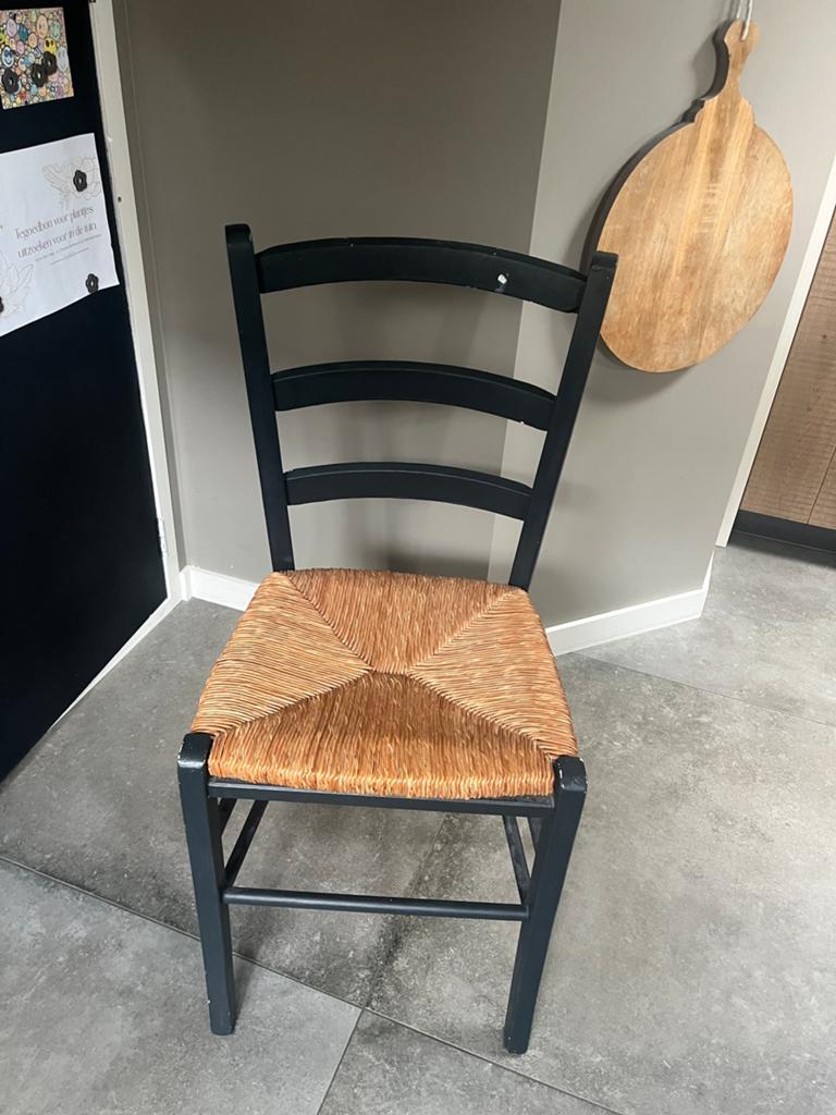 Leuk brocante stoeltje, Ophalen