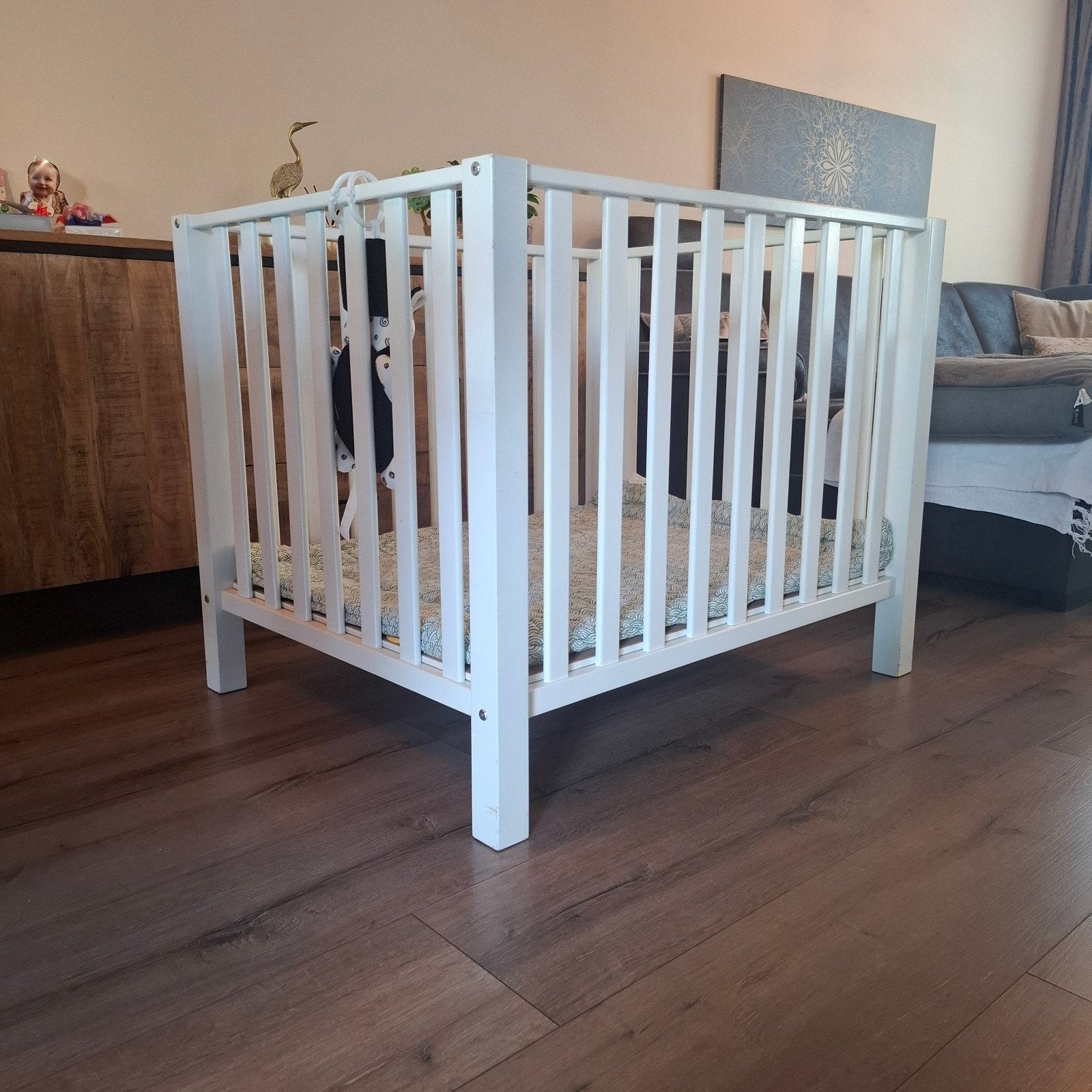 Bopita Box Wit, Kinderen en Baby's, Boxen, Ophalen, Zo goed als nieuw, Vierkant, Boxkleed
