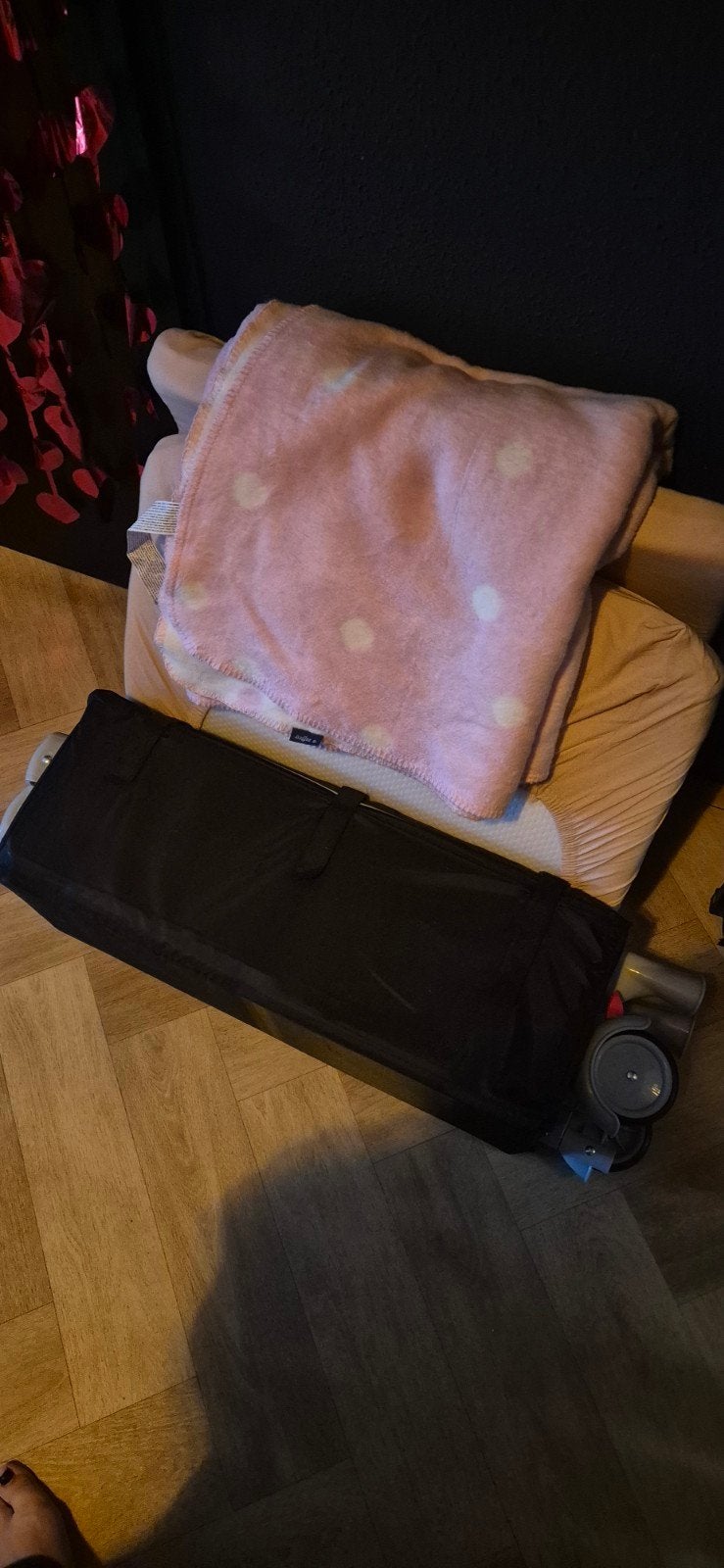 baby camping bedje met matras en deken, Ophalen of Verzenden, Zo goed als nieuw, Overige merken