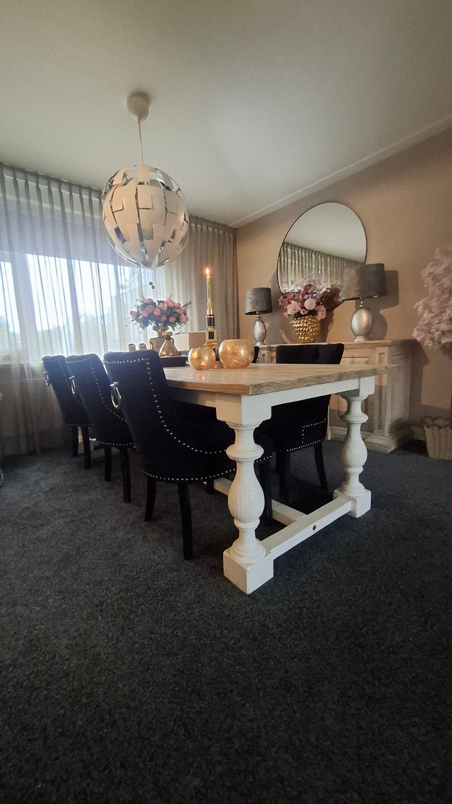 eettafel / salontafel, Huis en Inrichting, Ophalen, 100 tot 150 cm, 200 cm of meer, Zo goed als nieuw