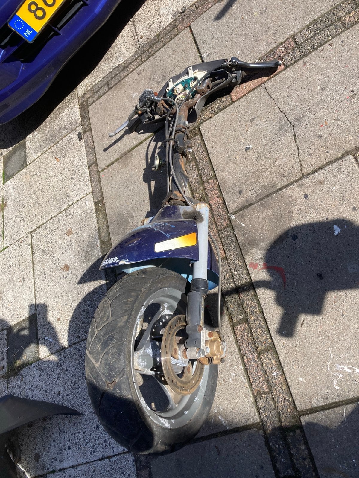 Peugeot vicacity voorvork met band rem en teller, Ophalen of Verzenden, Overige typen, Peugeot