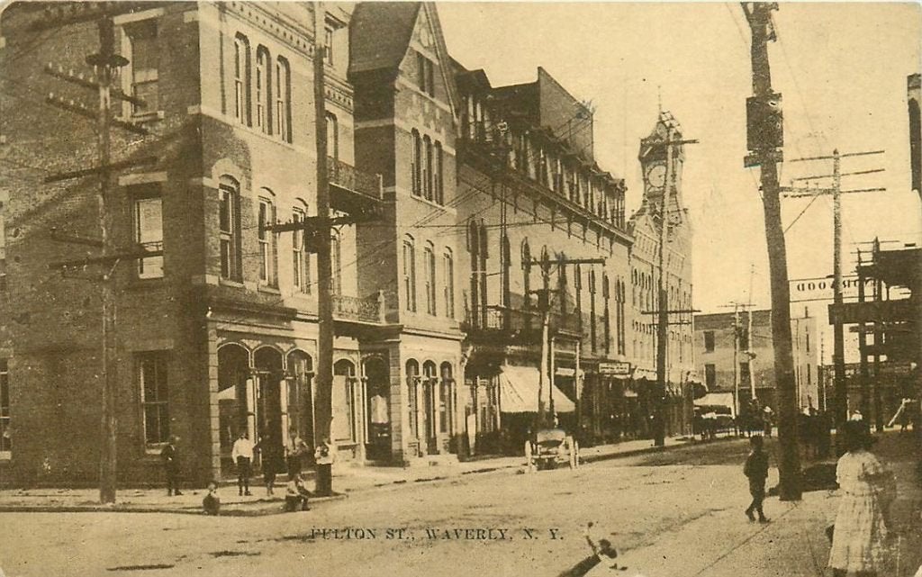 379-111-021 Waverly NY, Verzenden, Voor 1920, Overig Europa